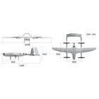 UAV Mapping Drone BABY SHARK 260 VTOL Fixed Wing UAV Drone for Surveillance and Mapping