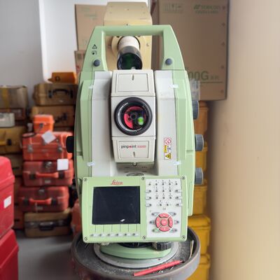 used Leica Total Station TM50 with 1000m None Prism Distance 0.6s Coarse Measurement and 0.5″ Capacitive Multi-Touch Screen