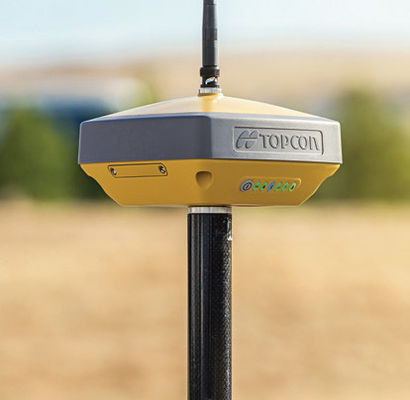 Topcon Hiper VR High Precision Static RTK GNSS Receiver Dengan IRNSS NavIC SPS-L5 Dan GPS L1C H 3 Mm 0.1 Ppm V 3.5 Mm 0.4 Ppm