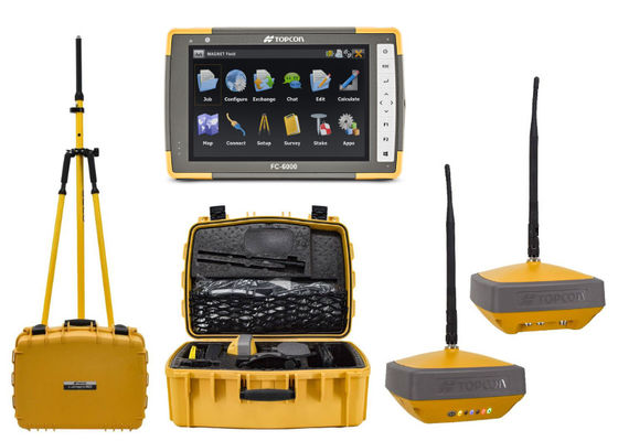 Topcon Hiper VR QZSS L1C Dan GPS L5 Penerima RTK GNSS Kompatibel Dengan Teknologi Full Wave Fence AntennaTM Terintegrasi