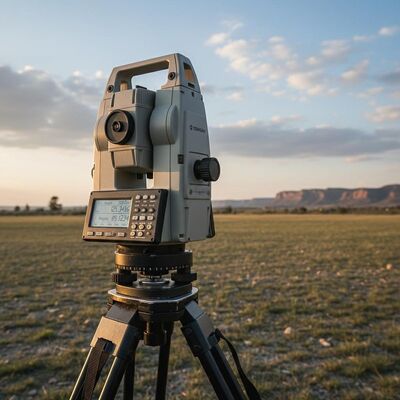 Topcon Total Station dengan jarak non-prisma 1000m, layar multi-tutup kapasitas 5,0 inci, dan leveling otomatis untuk survei yang akurat